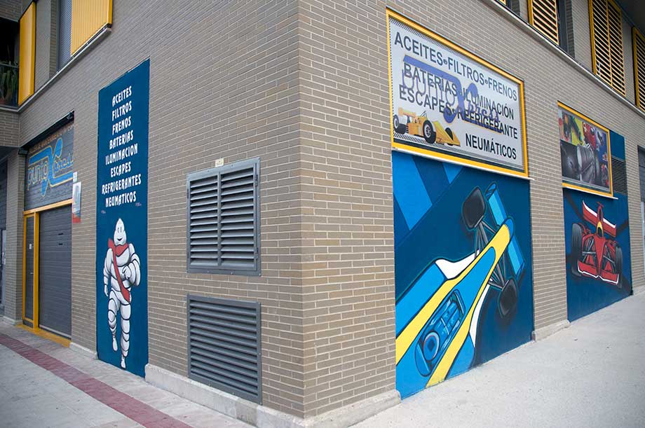 Fachada del taller PUNTOXPRESS